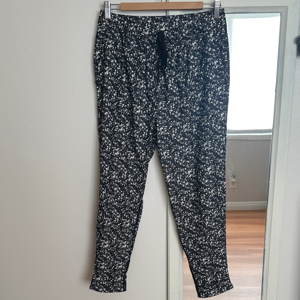 lululemon athletica Black & White Speckle Joggers